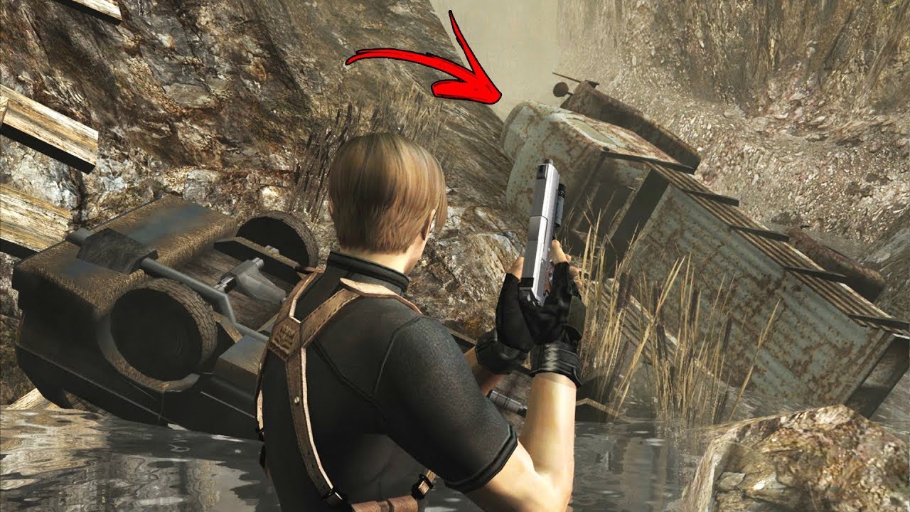 DESCENDO ATÉ o CARRO/CAMINHÃO- RESIDENT EVIL 4