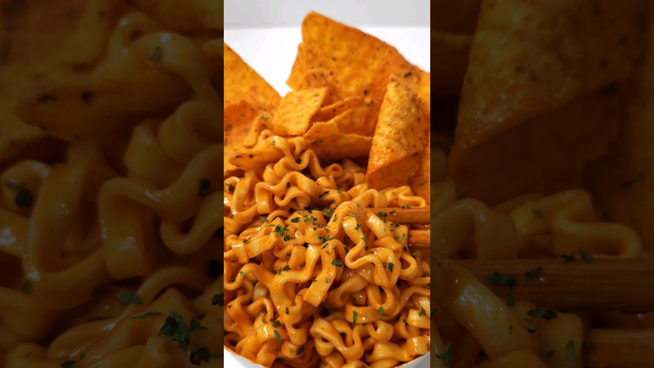 🥛Carbo Buldak Ramen with Doritos🌮 