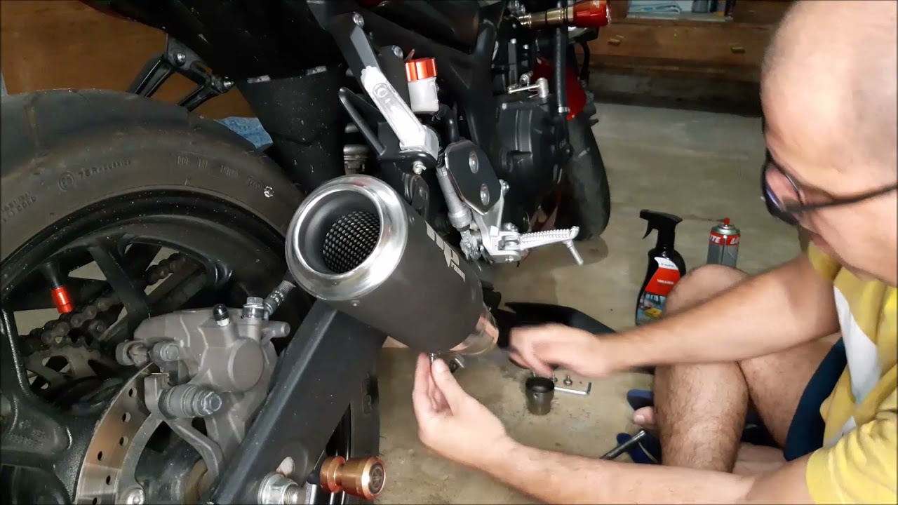 Instalação Ponteira HP Racing PRO na MT 03