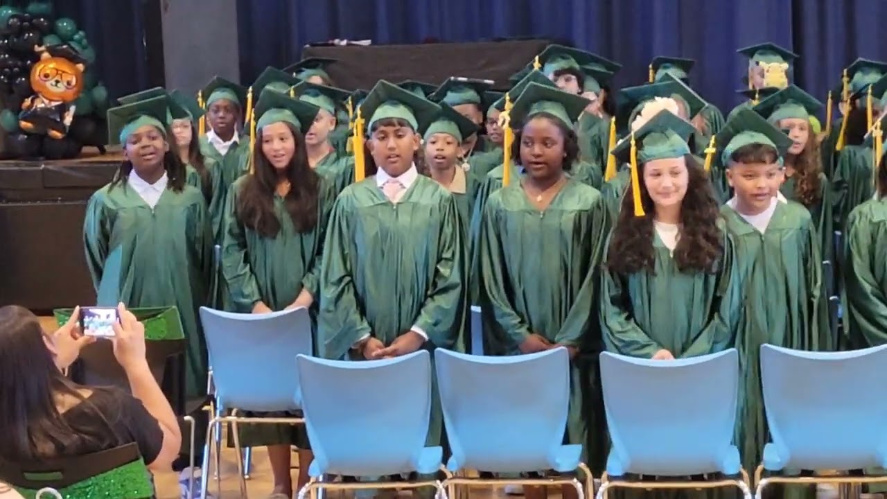 Waterside 5th grade graduation short clips 2025  pics and videos slides