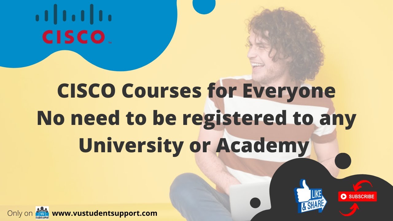 VU Cisco Networking Academy | Self Registration With out any link | For Everyone