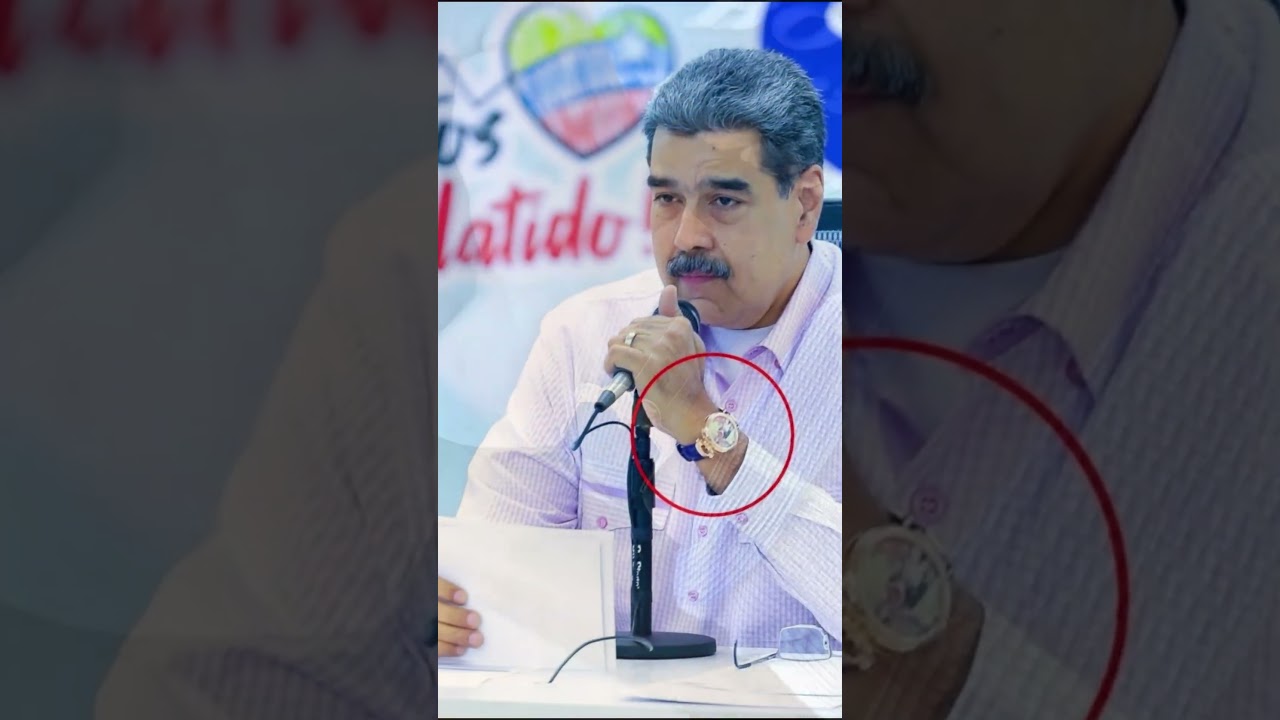 el reloj mas costoso y lujoso de Nicolas Maduro