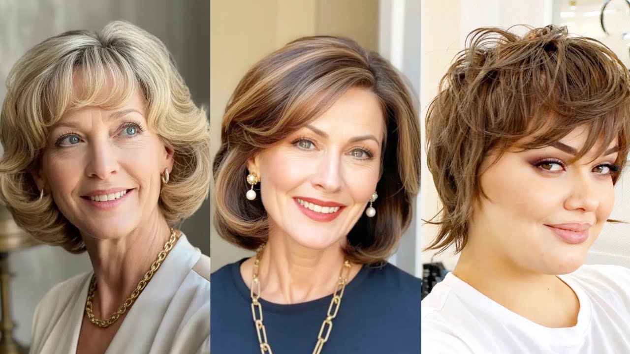 CORTE DE CABELO PARA 50+ 60+ 70+ MULHERES - CORTE CABELO FEMININO