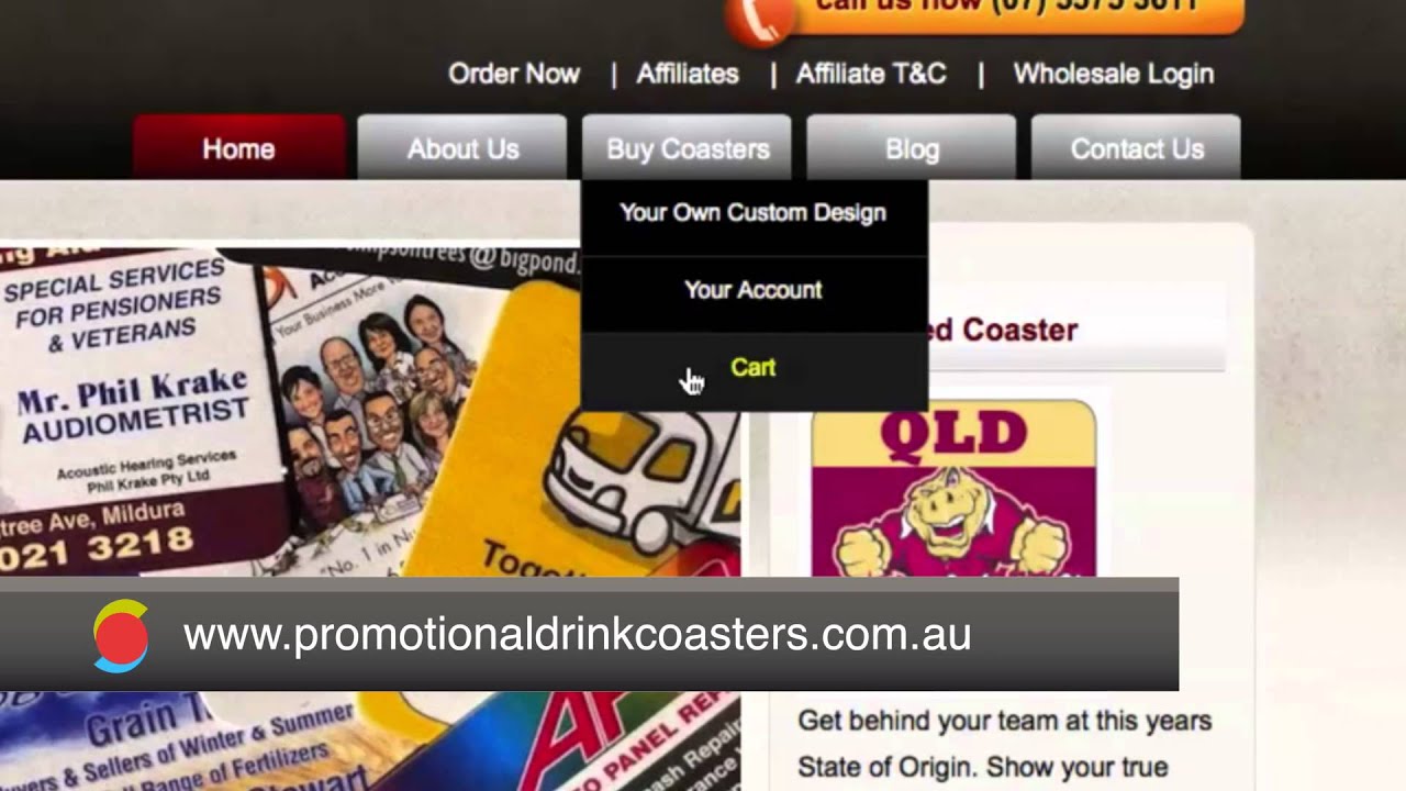 Promotional Drink Coasters