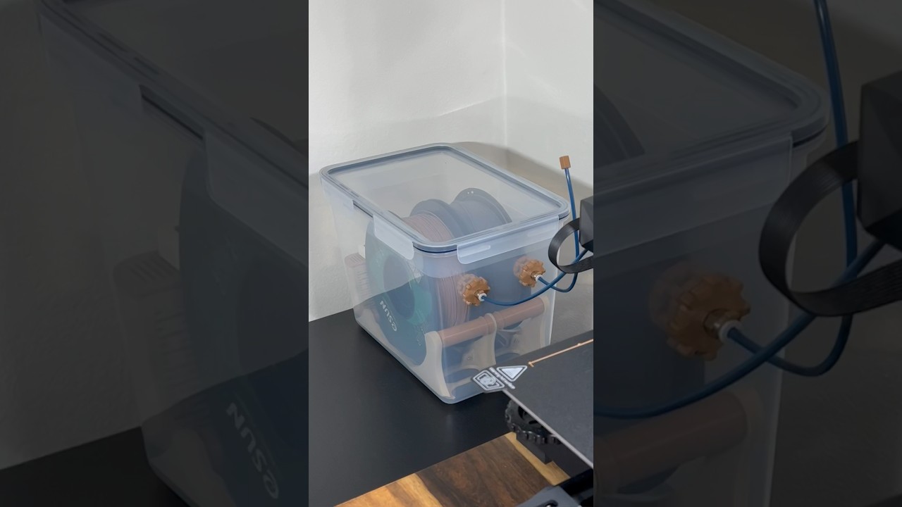 Filament dry box asmr assembly #3dprinting #asmr #anxietyrelief