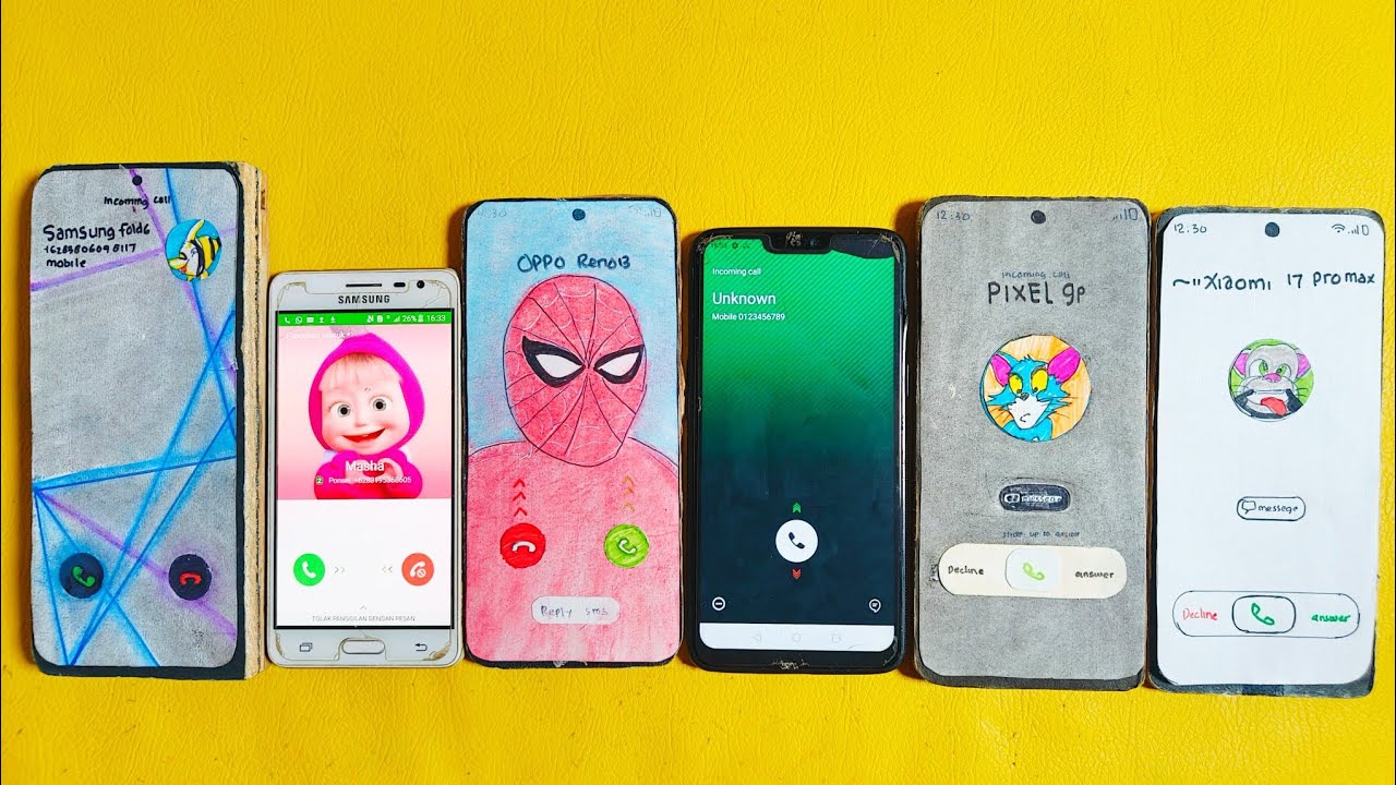 Guess Who incoming calls Samsung Z fold 6 Samsung J3 pro Oppo reno 13 Oneplus 6 pixel 9 Xiaomi 15 U 