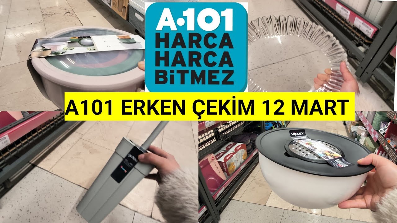 A101 ERKEN ÇEKİM💥A101 12 MART PERŞEMBE KATALOĞU EFSANE 🔔A101 BU HAFTA YIKILIYOR 📢A101 BU PERŞEMBE 