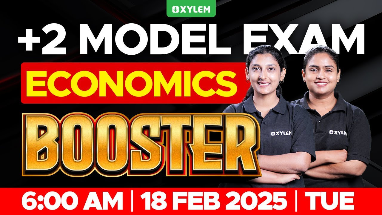 Plus Two Commerce - Economics | Model Exam - Booster | Xylem Plus Two Commerce
