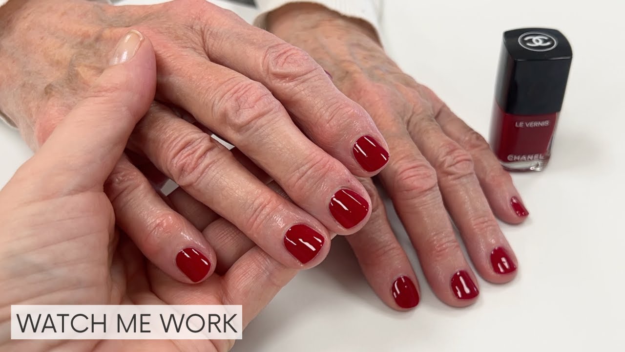 Classic Red Chanel manicure [Watch Me Work]