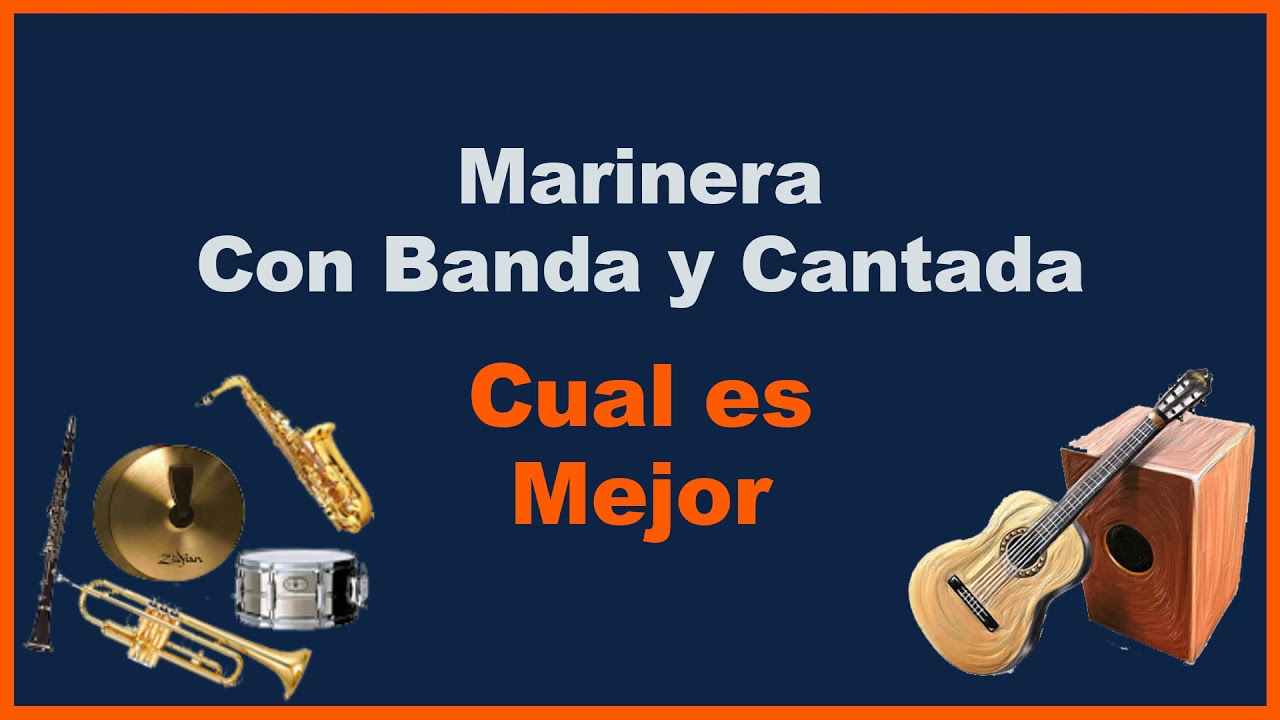 ✅  CUAL ES MEJOR  - Marinera con BANDA y CANTADA