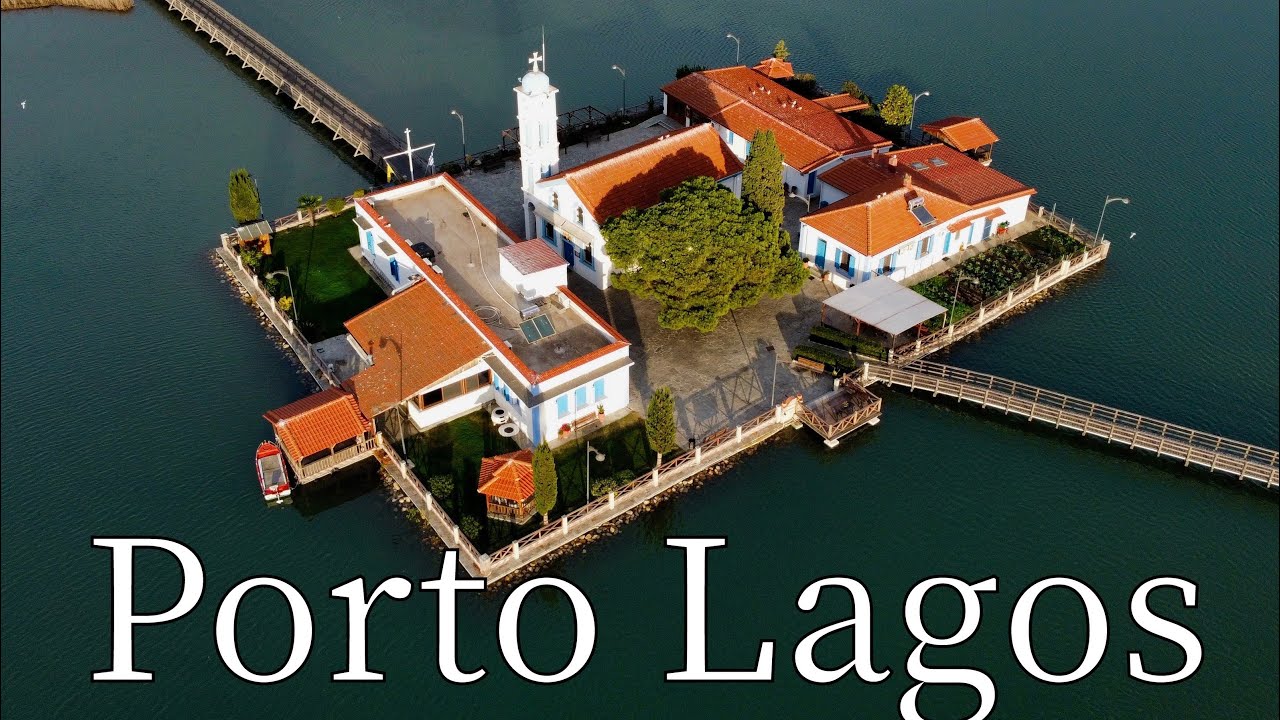 Monastery of St. Nicholas, Porto Lagos, Xanthi, Greece - by drone [4K]. #monastery