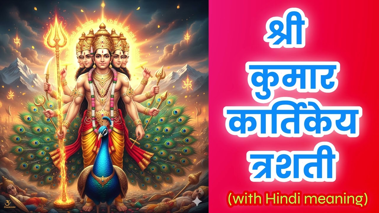 🔥 कार्तिकेय त्रिशती Full Recitation | Hindi Meaning | Spiritual Energy & Peace