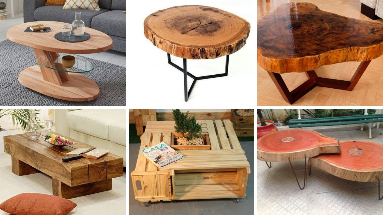 Mesas de Centro de Madera Maciza Elegancia Natural para tu Sala