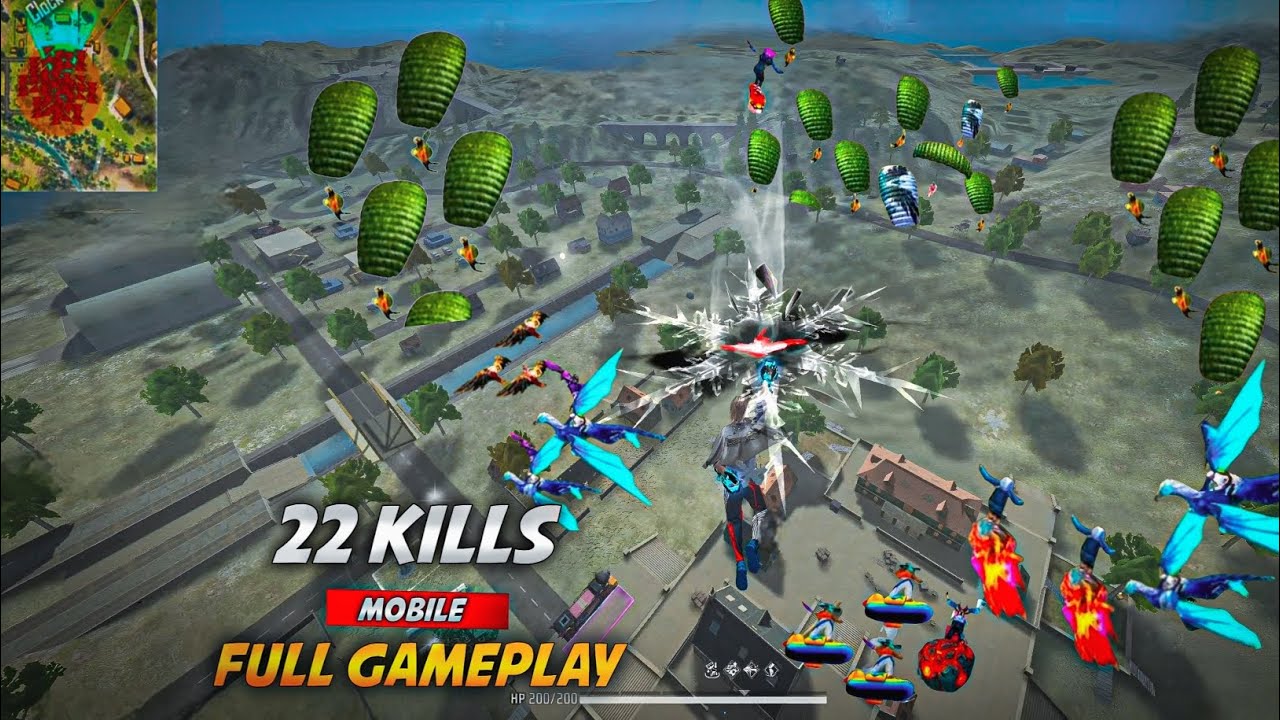 M60+TROGUN 💪99% Headshot🎯22 Kill⚡| Solo Vs Squad Full Gameplay | Mobile 📱 Free Fire