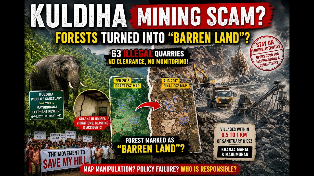 Kuldiha Mining Scam? Forests Turned Into &ldquo;Barren Land&rdquo; | ESZ Documentary