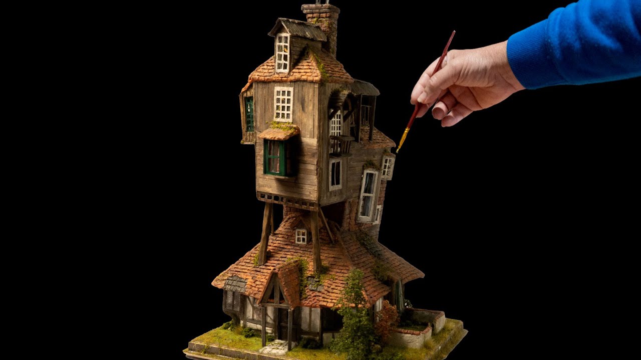 Building The Burrow | Harry Potter Diorama