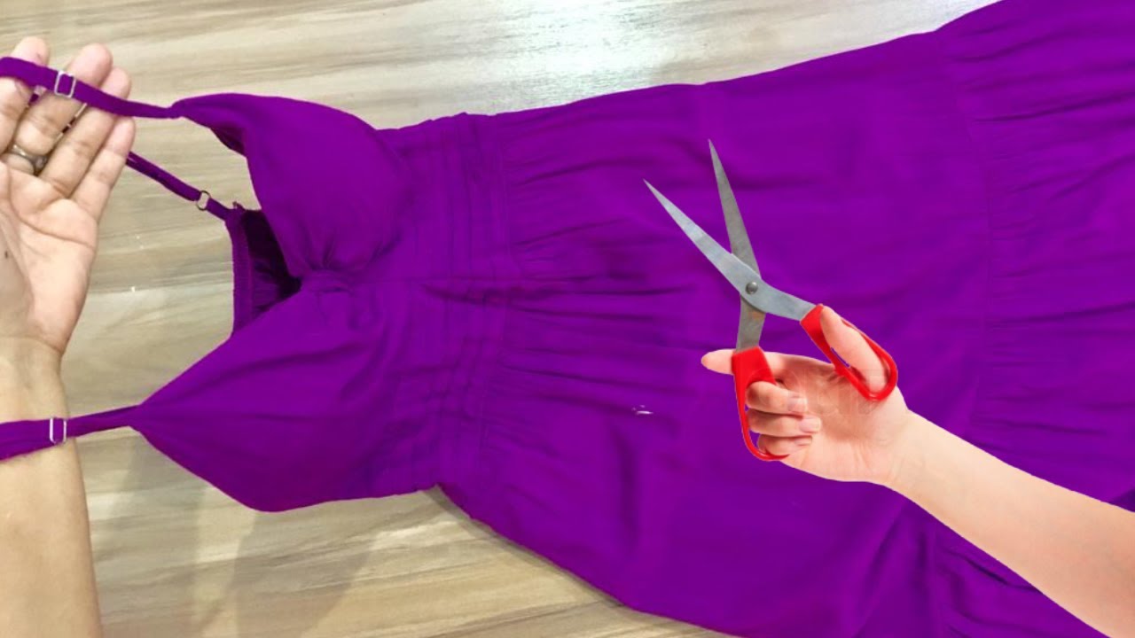 TRANSFORMAÇÃO mais de 03 IDEIAS DE COMO arrumar vestidos que NÃO usamos I  não servem mais