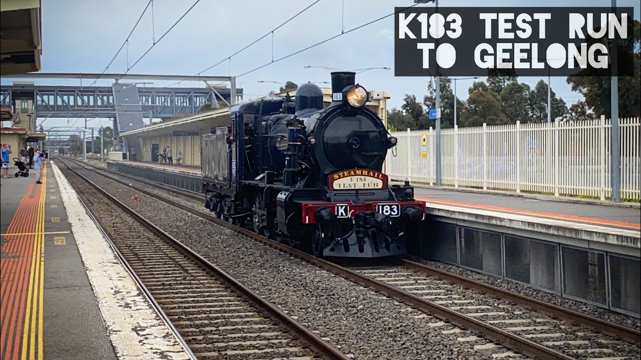 K183 Mainline Testing run to Geelong - November 2021
