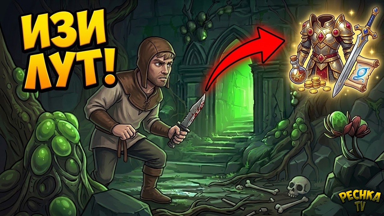 КАК ПРОЙТИ КОЛЫБЕЛЬ СКВЕРНЫ БЕЗ ДОНАТА ЗА НОВИЧКА! Топ лут в Grim Soul