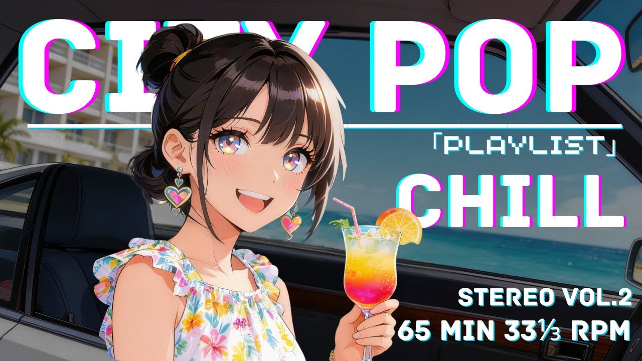 【80s CITY POP LOVE】Chill Summer Waves Mix Vol. 2 • Japanese City Pop Music | Beach & Relax BGM 🌊🏝️