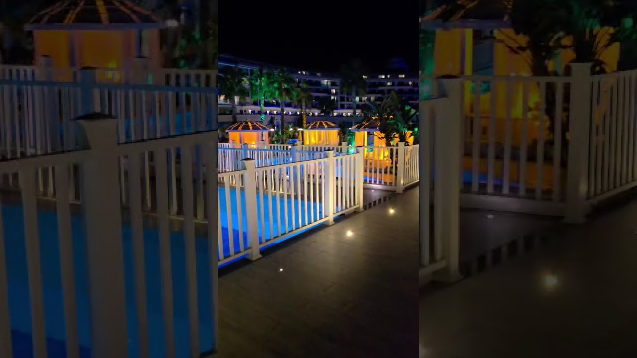 Sueno Hotels Deluxe Belek - the resort at night