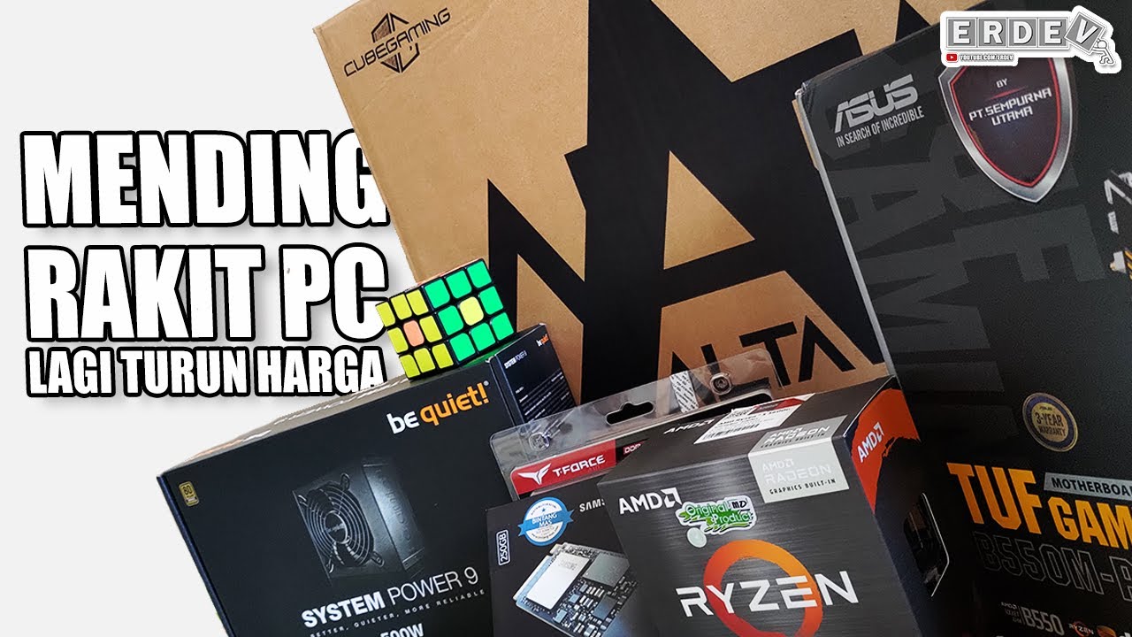 COBA RAKIT PC PAS HARGA TURUN TERNYATA HASILNYA KEREN! - Ryzen 5 5600G ASUS TUF Gaming