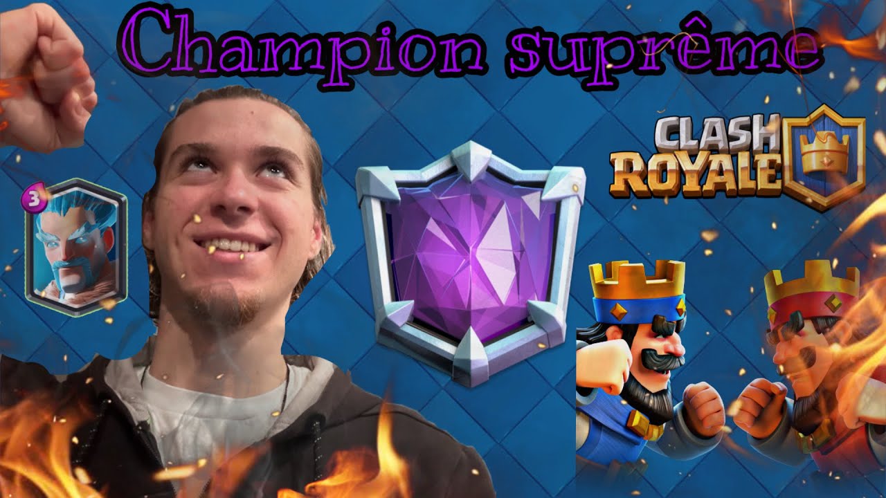 Je fais partie des meilleurs joueurs du monde sur clash royale !!! (Top 10000 monde) 