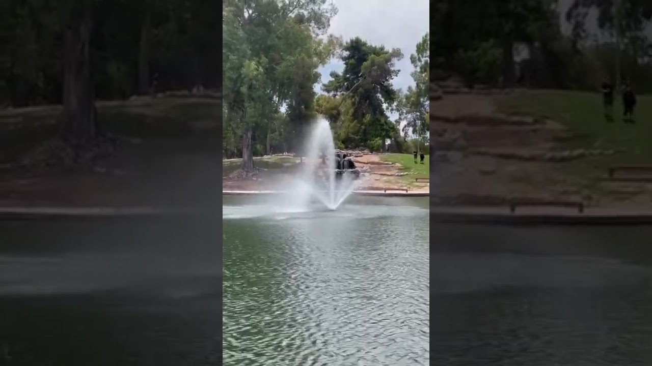 When it&rsquo;s 108 degrees outside and you have to bring out the big sprinkler.
