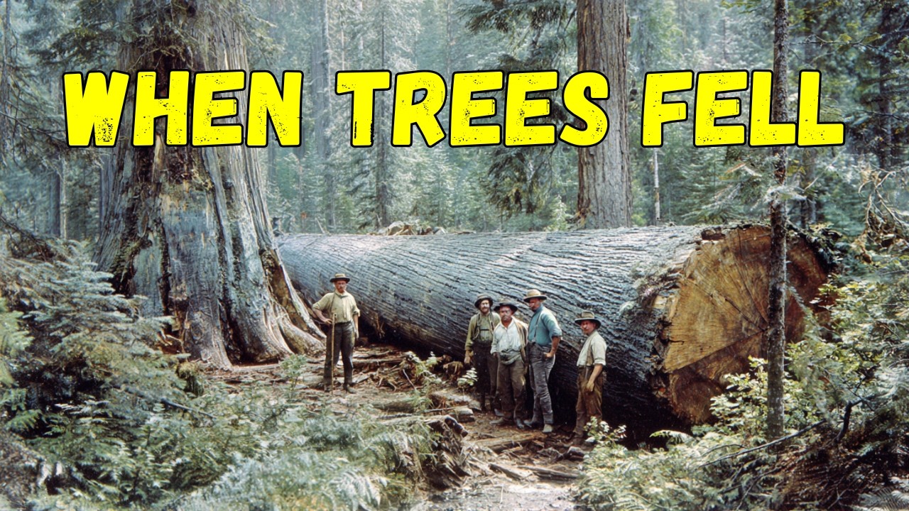 🪓🔥Logging the Giants: Historic Photos from California & Oregon