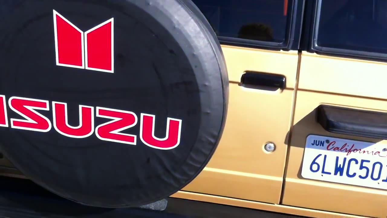 1986 Isuzu Trooper II 2 2L Turbo Diesel 4x4.