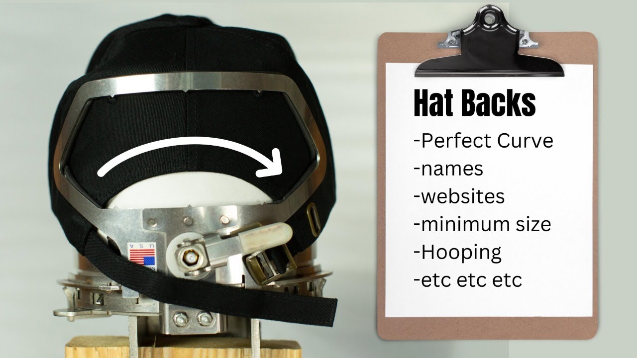Week 38- The perfect curve - Back of hat embroidery