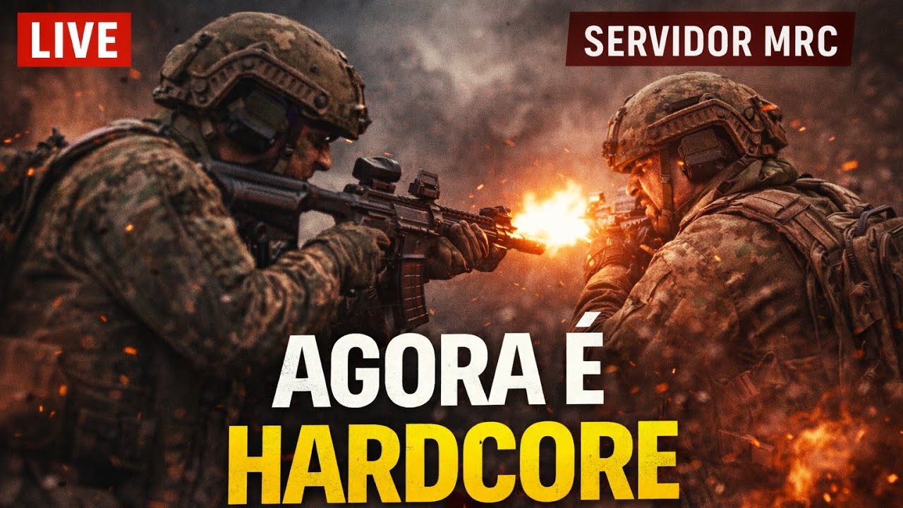 AGORA É HARDCORE | MRC PvP AO VIVO – Arma Reforger