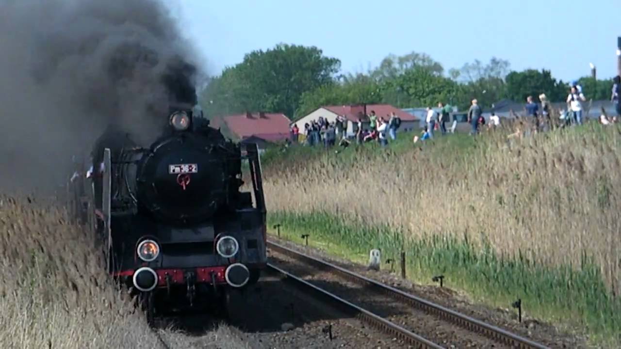 Parada Parowozów 2011-wspólny przejazd(Pm36-2  Ty2-953 Pt47-65 Ol49-7,477.043. Ol12-7 Ol49-59)