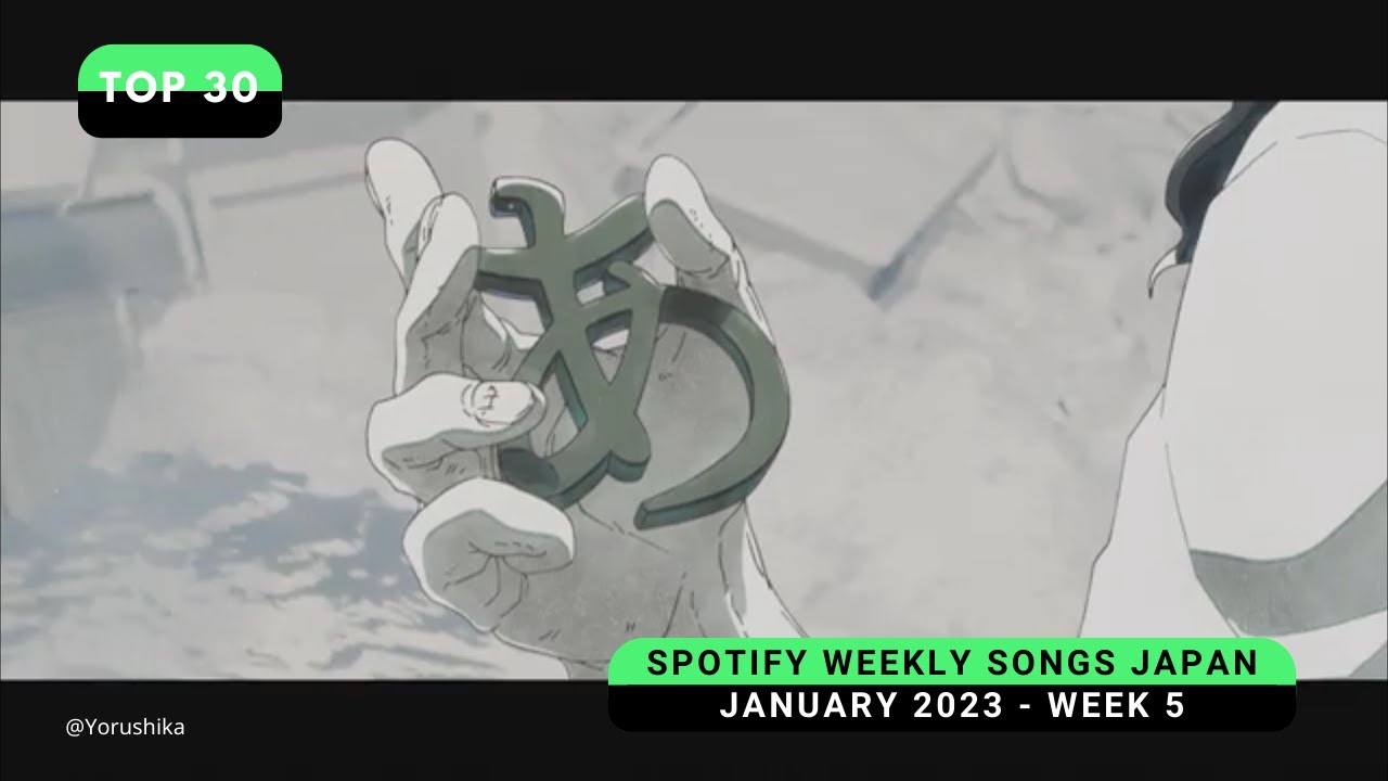 [Top 30] Spotify Weekly Songs Japan - January 2023 (Week 5)