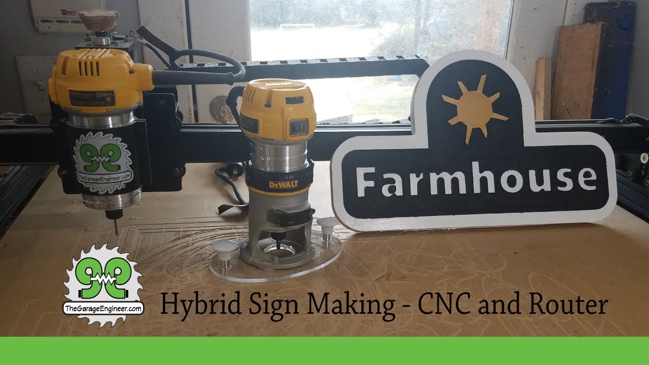 Hybrid Sign Making - CNC and Router