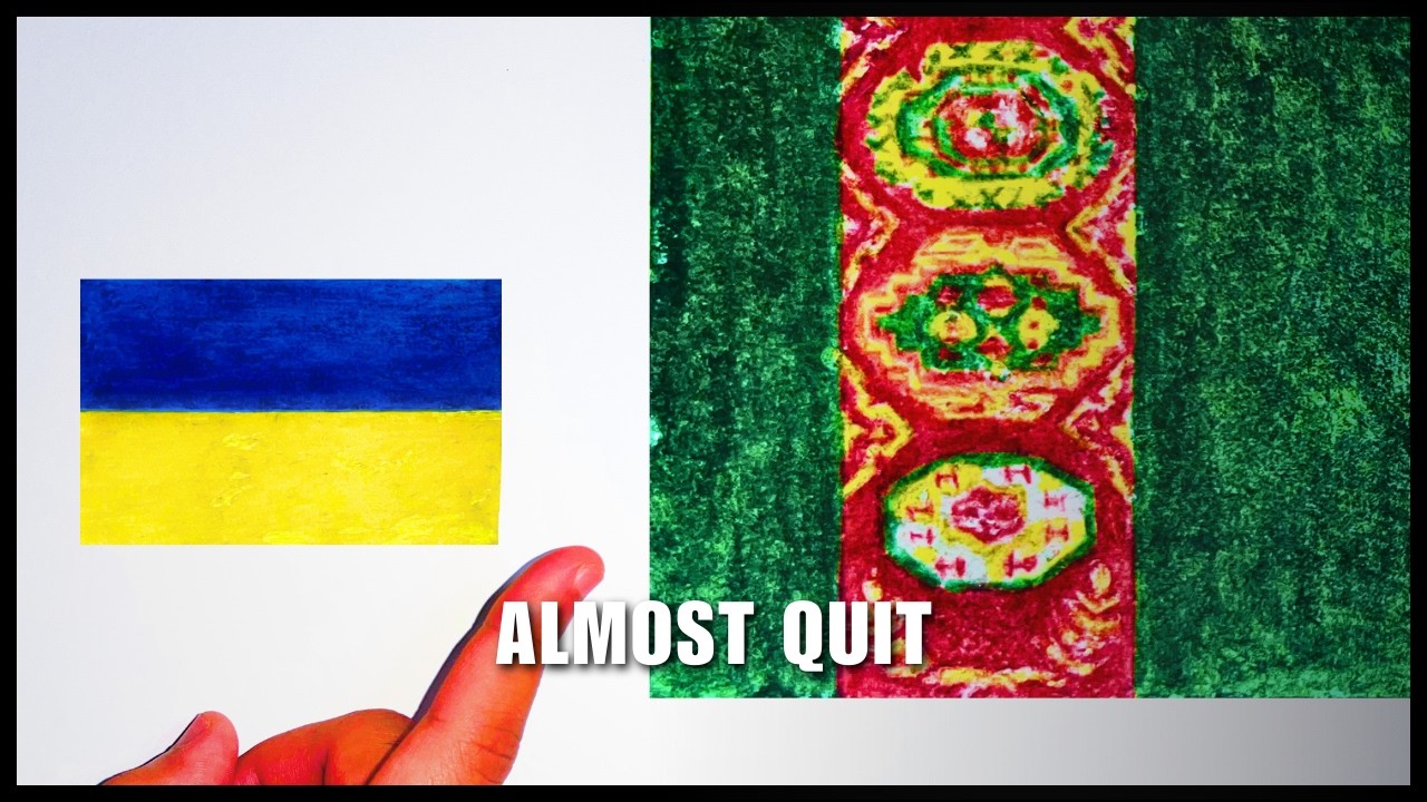 I Drew 9 Country Flags and This One Nearly Broke Me