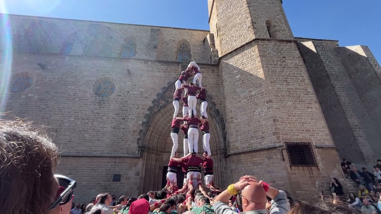 4de7 dels Castellers de Sarrià per Sant Medir