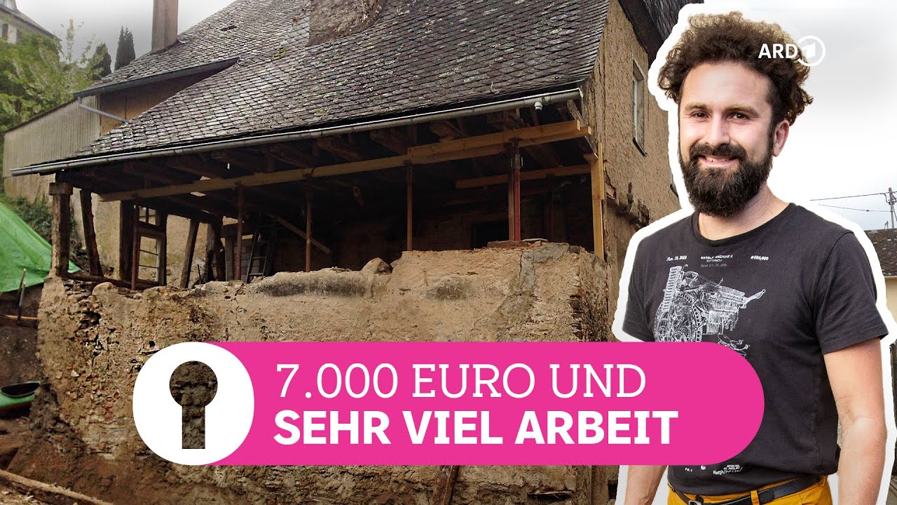 500 Jahre altes Fachwerkhaus selbst saniert – DIY mit alten Handwerkstechniken | ARD Room Tour