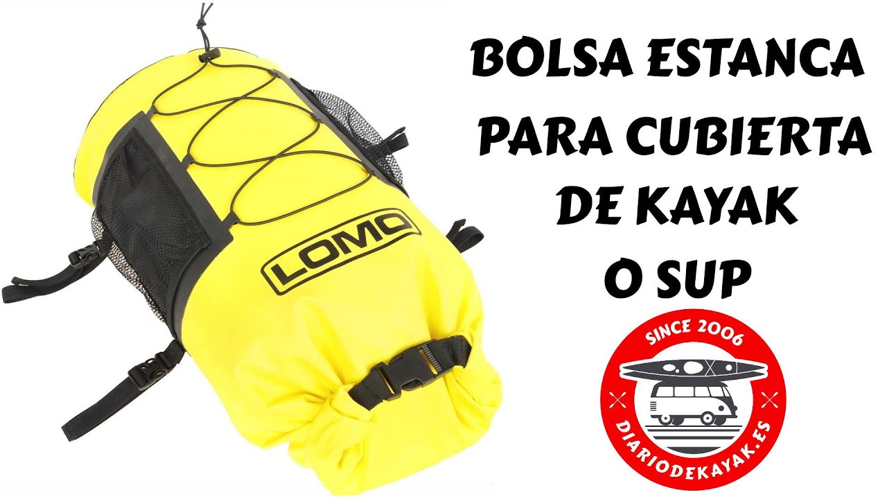 Bolsa estanca lomo para cubierta de sup o kayak DIARIO DE KAYAK