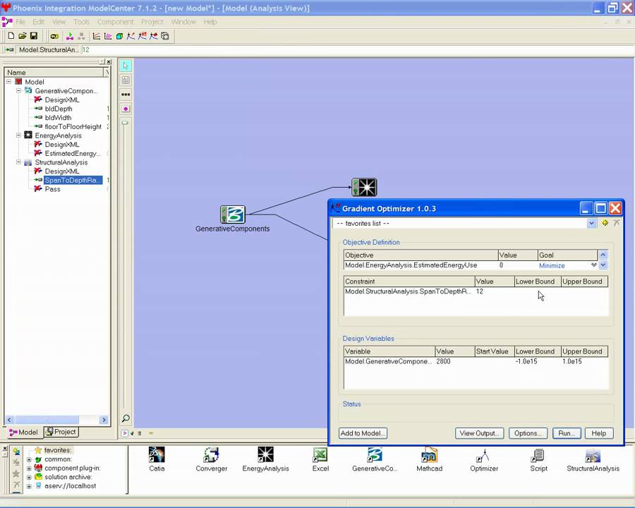 ModelCenter DesignLink Demo