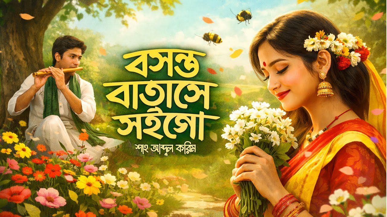 বসন্ত বাতাসে সইগো 🌸 | Bangla Folk Song Cover | Abdul Karim Song  | Gaana2.5 Official
