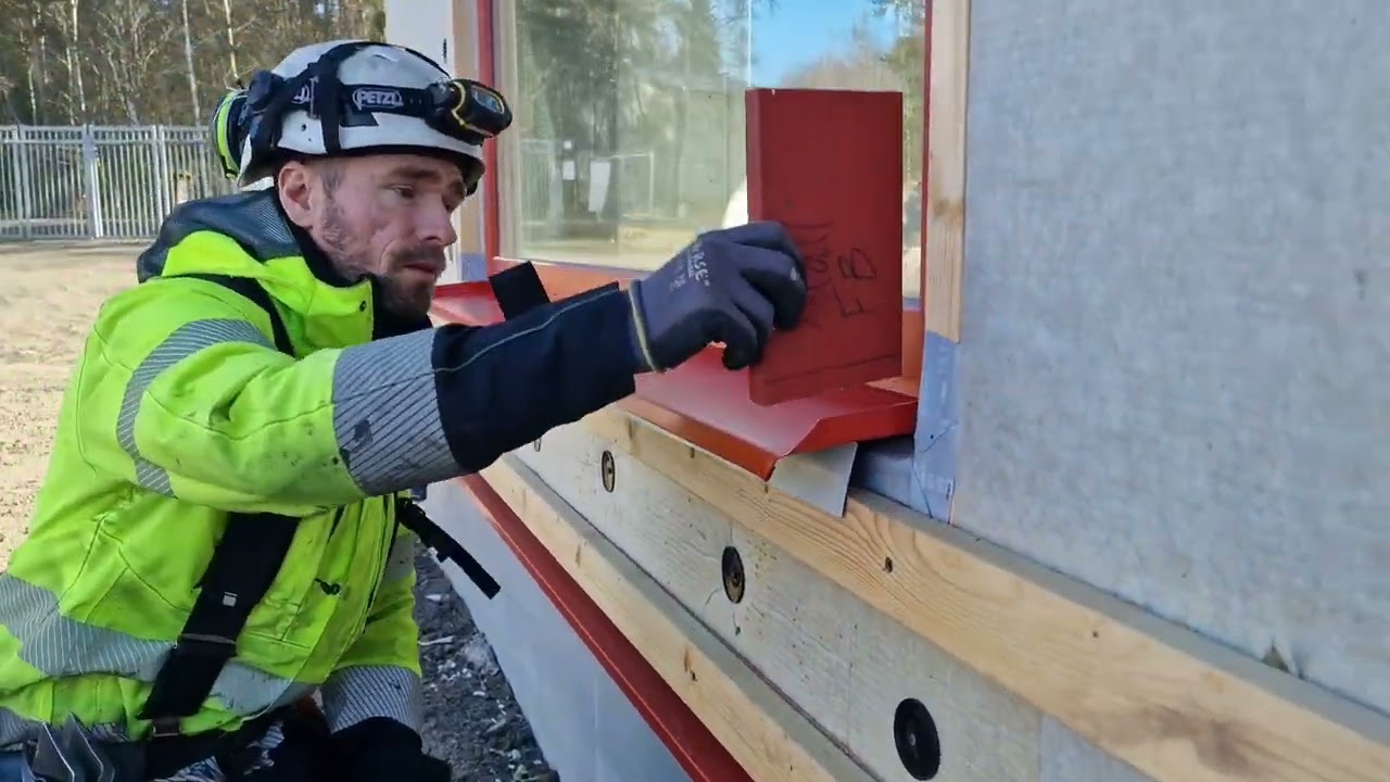 Exterior Aluminum Trim ontop of Window Sill EASY Install