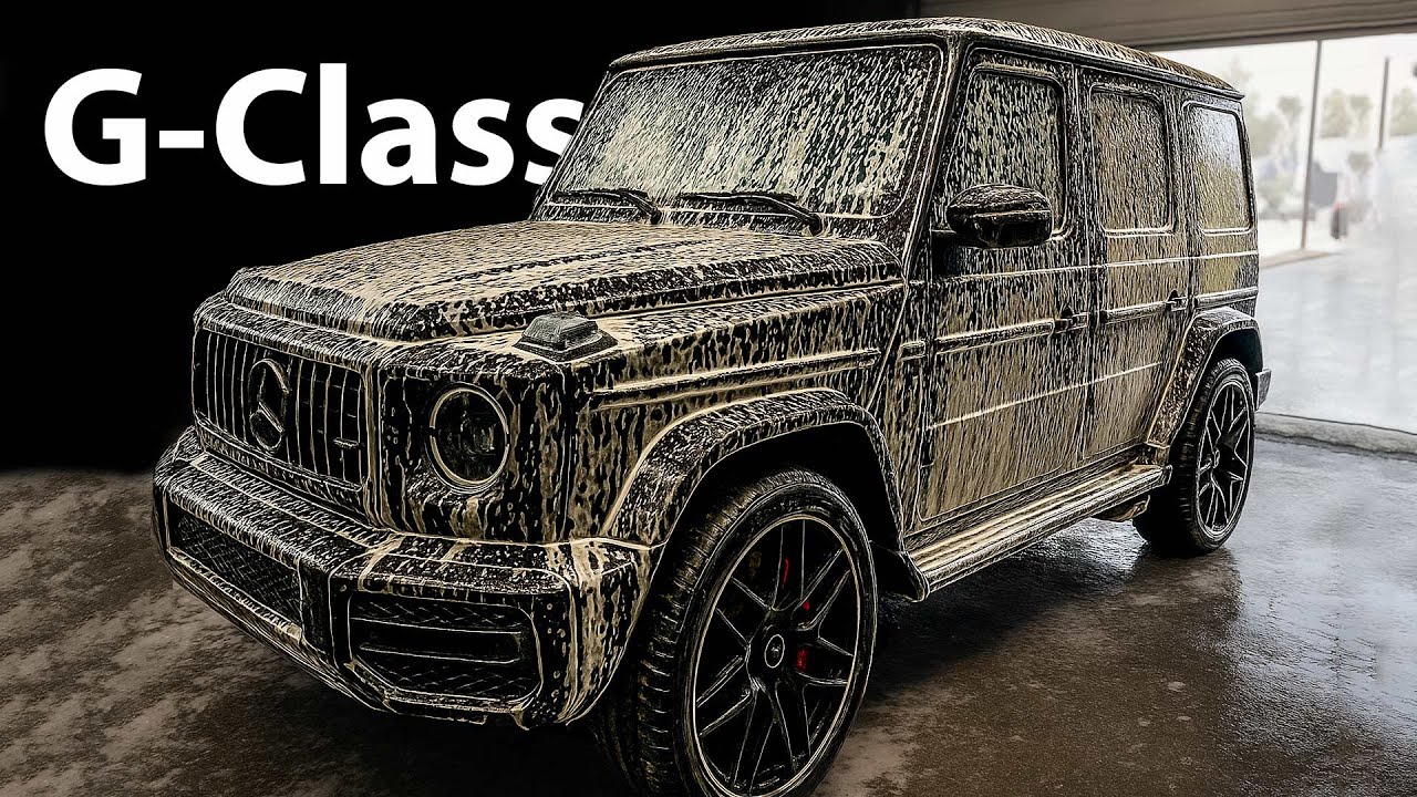 Washing a $150,000 Mercedes G-Class! Satisfying Deep Clean
