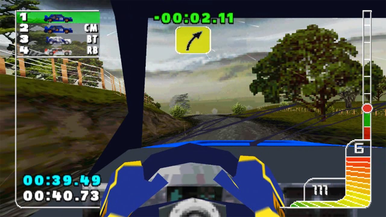 Colin McRae Rally ::: Первые 30 минут ::: Геймплей ::: PlayStation (PS1)