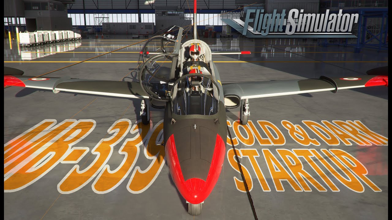 MB-339 MSFS How to START COLD and DARK - msfs 2020 Aermacchi aircraft startup video mb 339