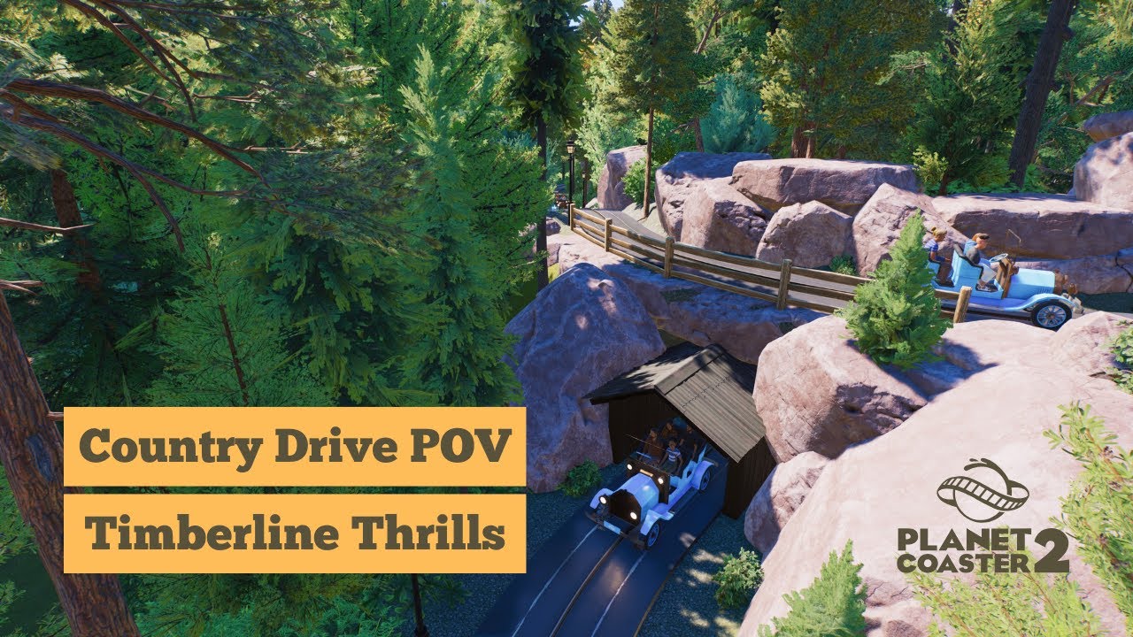 Country Drive POV | Scenic Antique Car Ride | Timberline Thrills | Planet Coaster 2 Cinematic