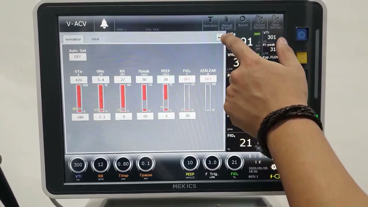 MEK ICS MV2000 Setting