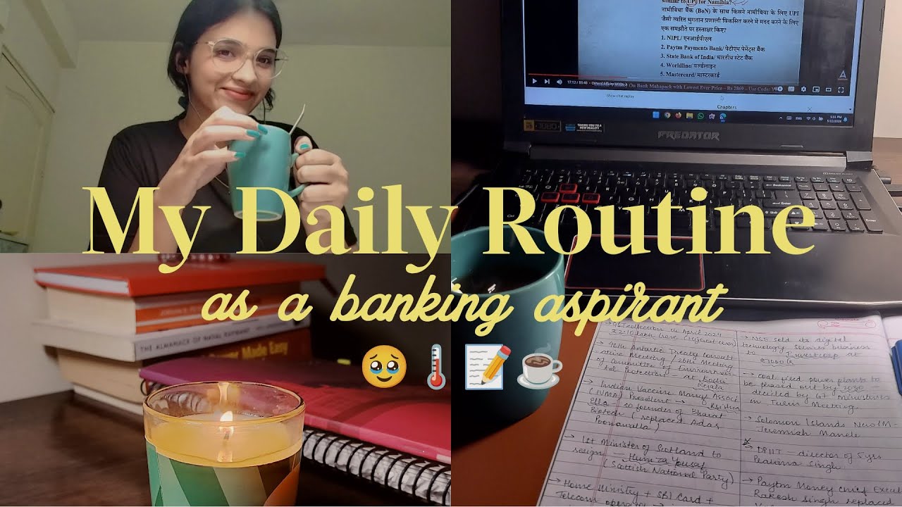 A Realistic Day in my life as a selected candidate || Bank Exams ||