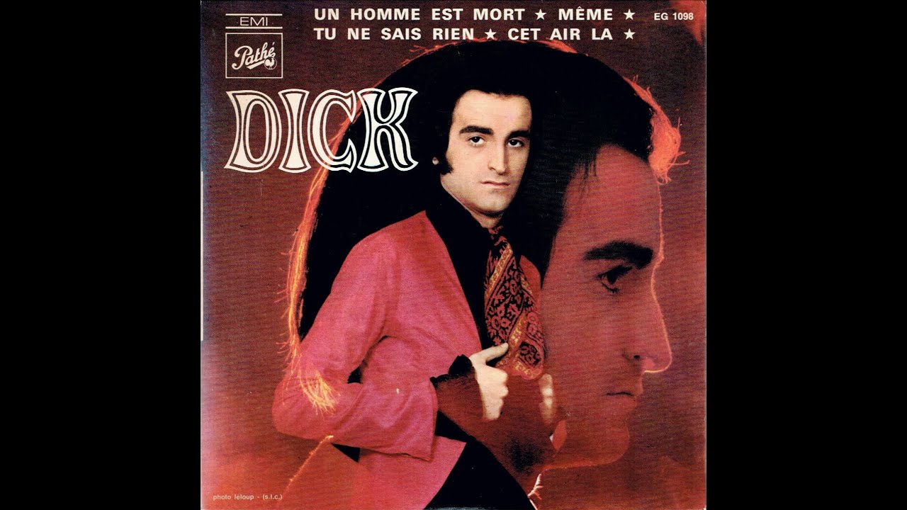 Dick Rivers - 1968.                                             ( B.B. le 13/08/2024 ).