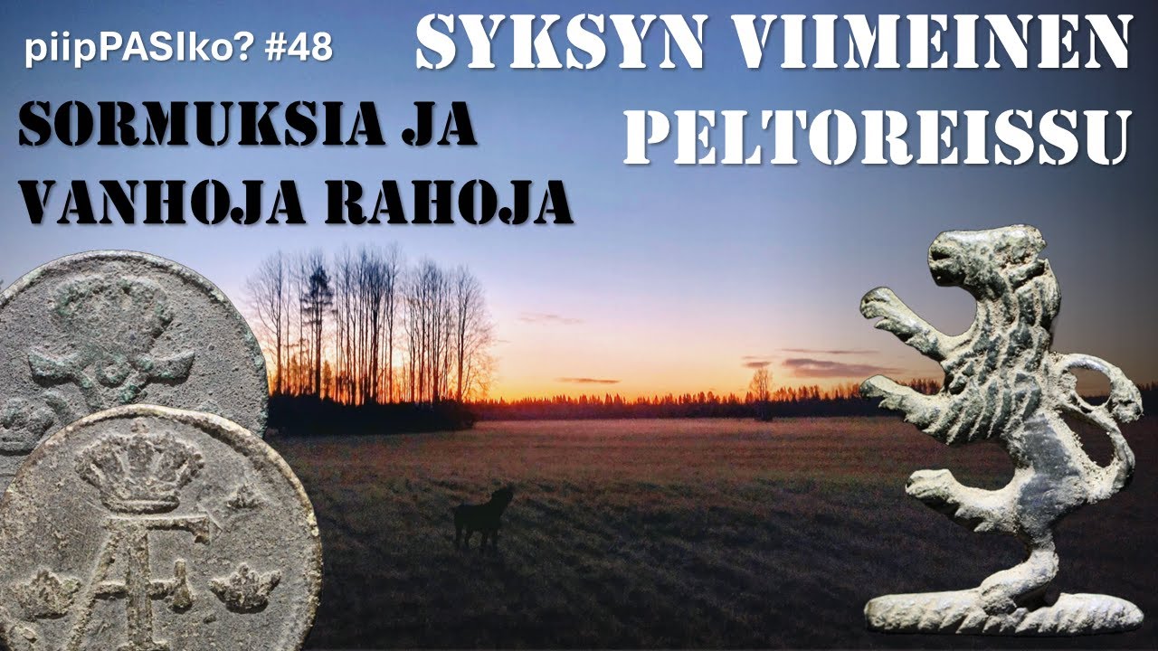 piipPASIko? #48 - Metallinetsimellä leijona, sormuksia ja vanhoja rahoja